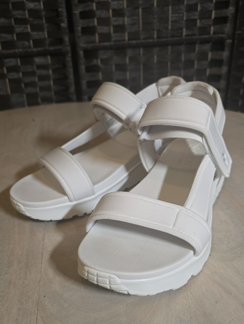 Skechers Uno Summer Stand2 White Sport Sandals Size 10
